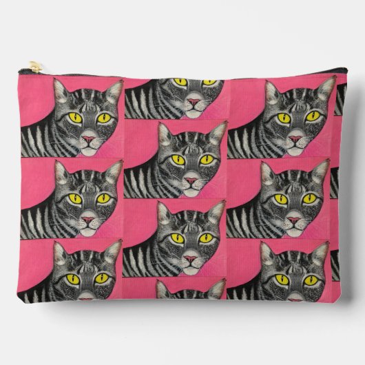 Sac à Coudre Imprimé Chat et Hamster (Recto)