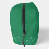 Sac à coudre imprimé trèfles sarcelle de la Saint- (Droite)
