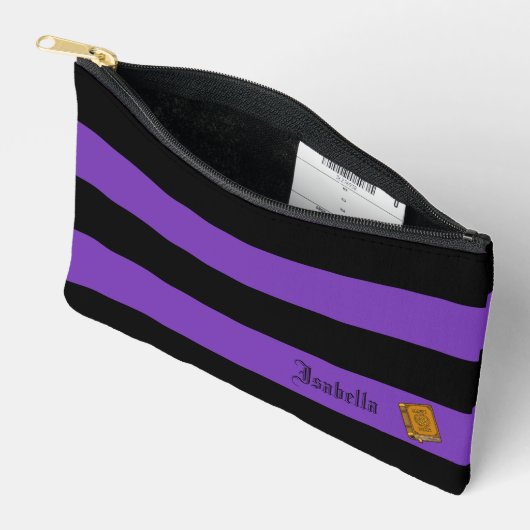 Sac à coudre pour impression à rayures d'Halloween (Ouvrir)