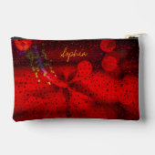 Sac à coudre rouge pointillé pour impression (Verso)