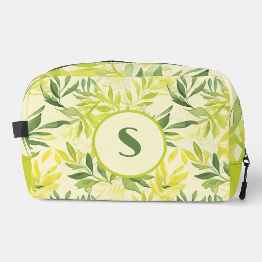 Sac à coudre vert Lime pour Feuilles (Recto)