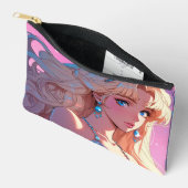 Sac à couture découpé imprimé/Trousse de crayons (Ouvrir)