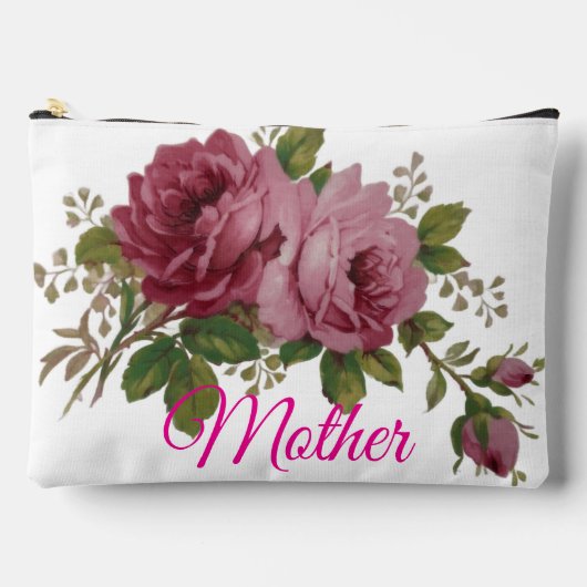 Sac à couture imprimé élégance rose rose (Recto)