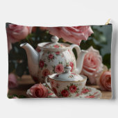 Sac à couture imprimé rose thé chou rose (Verso)