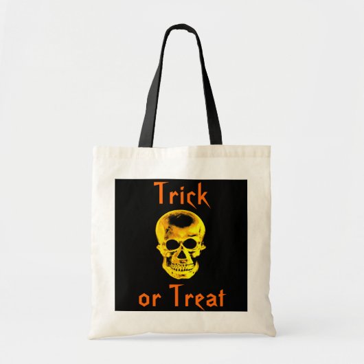 Sac à crâne doré ou sac à traiter (Devant)