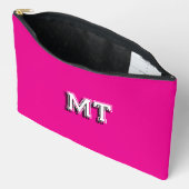 Sac à crayons à fermeture éclair avec monogramme p (Ouvrir)