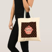 Sac à cupcakes rose marron (Devant (produit))