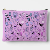 Sac à dés - Motif RPG (rose) (Recto)