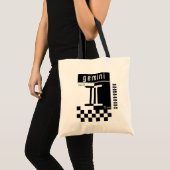 Sac à deux tons de zodiaque de Gémeaux (Devant (produit))
