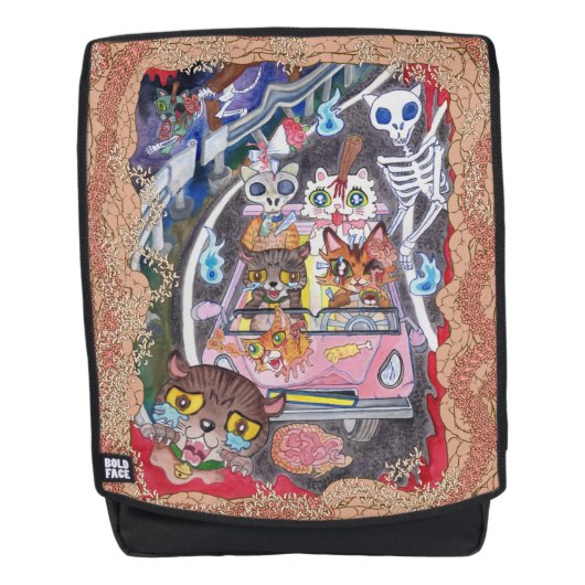 SAC À DOS 交通事故ニャ♪ (Devant)