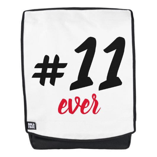 Sac à dos #11 ever (Devant)