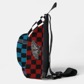 Sac à dos à carreaux multicolores HAMbyWG (Droite)