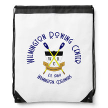 Sac à dos à cordons blanc