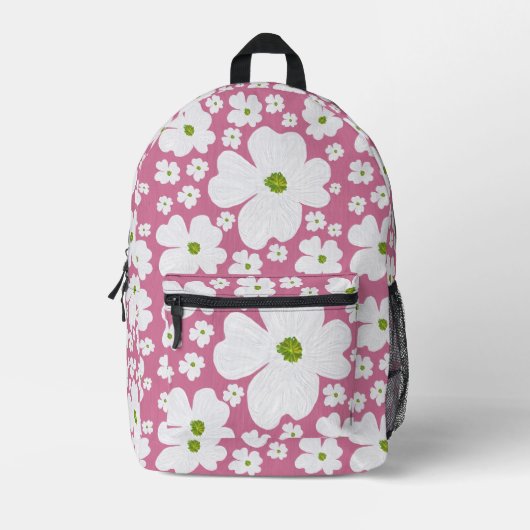 Sac à dos à coudre à impression en bois de chien (Recto)