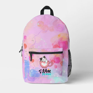 Sac à dos à coudre à impression motif