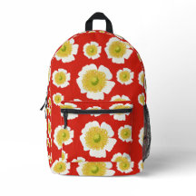 Sac à dos à coudre blanc pour impression
