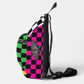 Sac à dos À damiers multicolore HAMbyWG (Droite)
