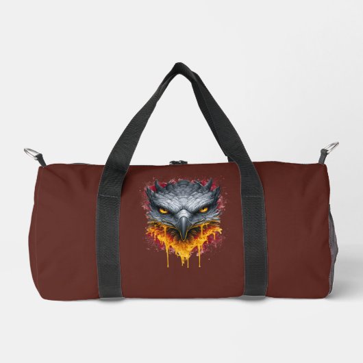 Sac à dos à éclaboussures d'aquarelle Hawk ardent (Recto)