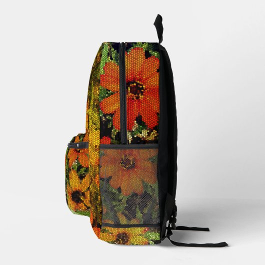 Sac à dos à fleurs en bloc (Droite)
