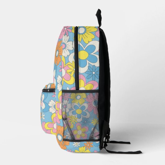 Sac à dos à fleurs - Retourner à l'école (Droite)