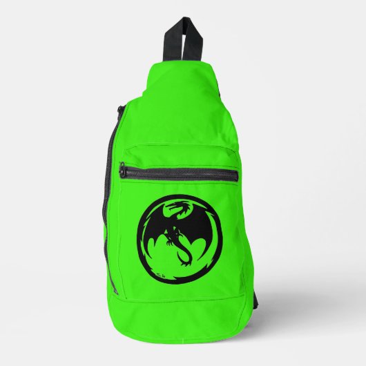 sac à dos à sacs à dos pour dragon noir (Recto)