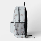 Sac à dos à thème imprimé monogramme (Droite)
