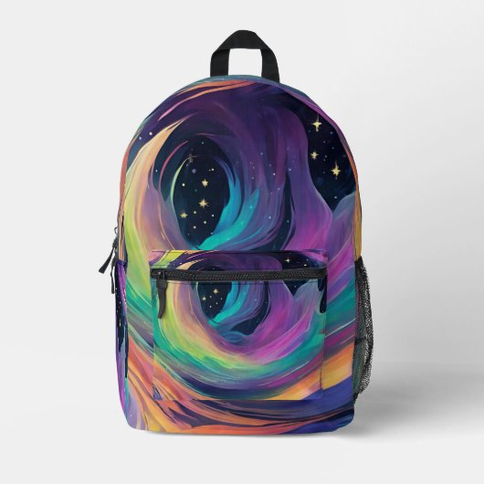 Sac à dos Abstrait Aurora Borealis (Recto)