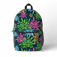 Sac à dos Abstrait couleur Fleurs d'artifice