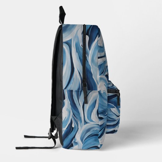 Sac à dos Abstrait Ocean Waves (Gauche)