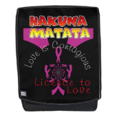 Sac À Dos Aimer un message d'espoir (Devant)