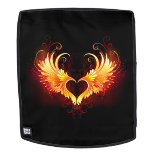 Sac À Dos Angel Fire Heart with Wings