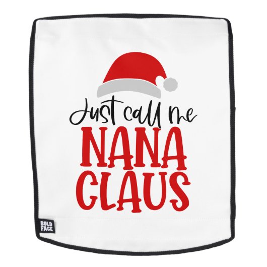 Sac À Dos Appelle-Moi Nana Claus-56768 (Devant amovible)