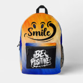 sac à dos aquarelle mignon rose jolie école (Recto)