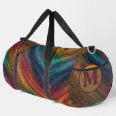 Sac à dos arc-en-ciel à monogramme rayé grand (Coin droit)