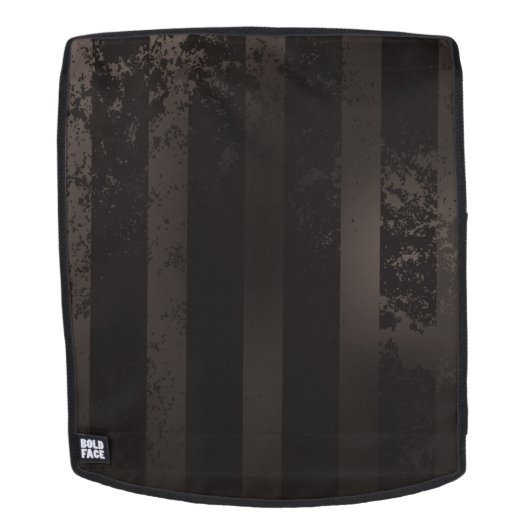 Sac À Dos Arrière - plan brun rayé Steampunk (Devant amovible)