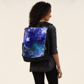 Sac À Dos Arrière - plan spatial avec étoiles (Porté)