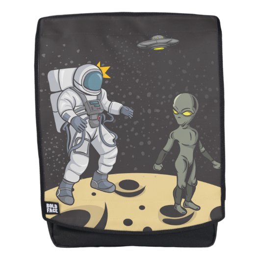 Sac À Dos Astronaute et extraterrestre (Devant)