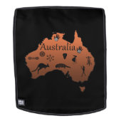 Sac À Dos Australie carte continent australien (Devant amovible)