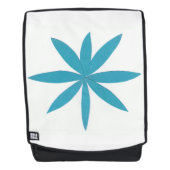 Sac à dos avec Turquoise Star Design (Devant)