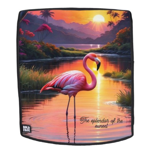 Sac À Dos Backpack with sunset (Devant amovible)