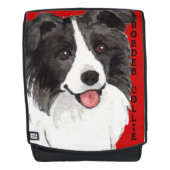 Sac À Dos Bloc de couleur de border collie (Devant)