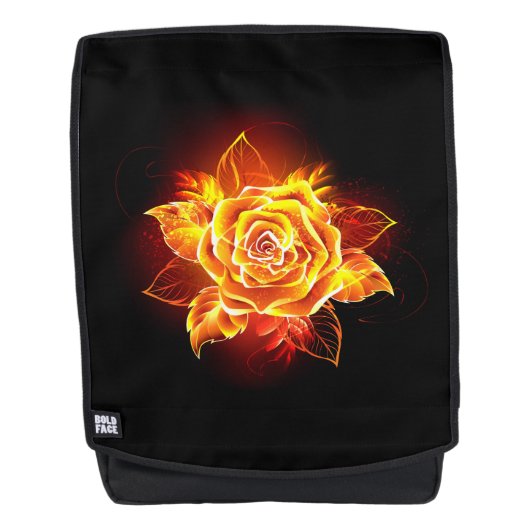 Sac À Dos Blooming Fire Rose (Devant)