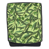 Sac À Dos Branches d'olive sur le vert miel (Devant)