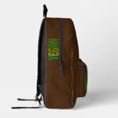 Sac à dos Brown vert Vegan (Gauche)