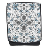 Sac À Dos Bugs, noir et bleu (Devant)