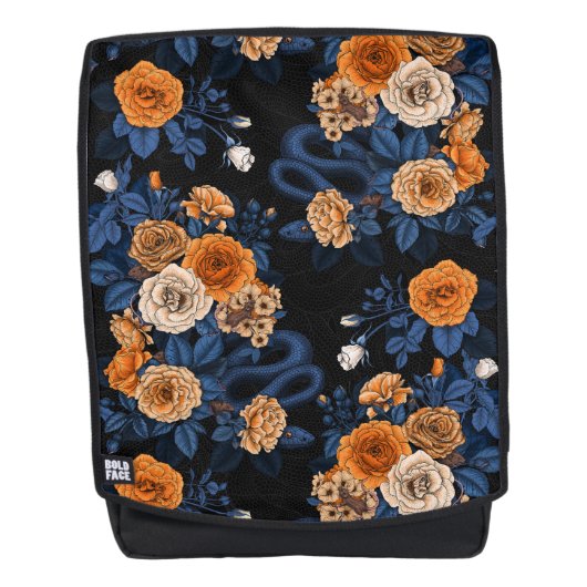 Sac À Dos Caché en rose, orange et bleu (Devant)