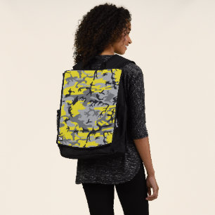 Sac À Dos Camouflage jaune et gris, Militaire, Armée