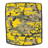 Sac À Dos Camouflage jaune et vert, Militaire, Armée (Devant amovible)