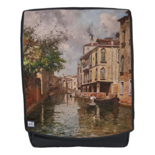 Sac À Dos Canal Vintage de Venise Antonio Leto
