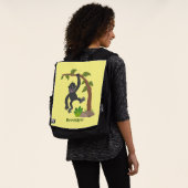 Sac À Dos Caricature de bébé gorille joyeux (Porté)